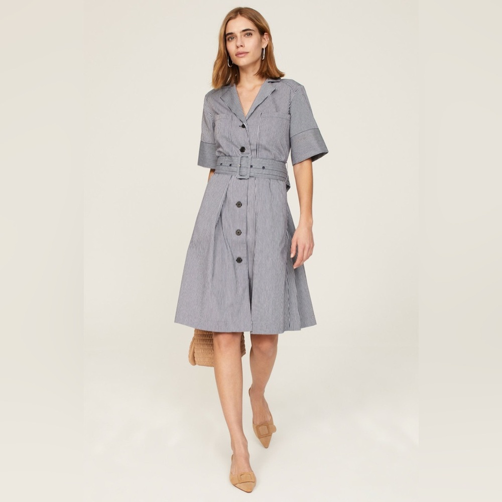 Adam Lippes Striped Dress